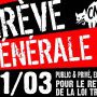 Le 31 mars, grève générale contre la loi Travail et manifestation régionale à (...)