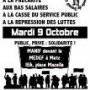 En grève le 09 octobre