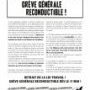 Contre la dictature patronale et étatique : grève générale reconductible (...)
