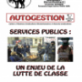 [Argenteuil] Revue Autogestion : les Services publics