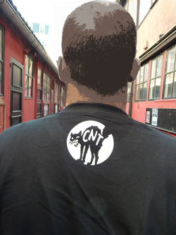 T-shirt CNT-FAI - homme - dos
