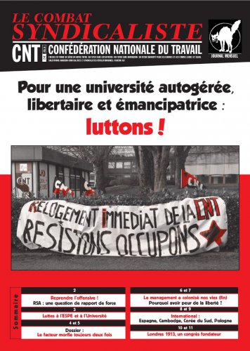 Le Combat syndicaliste de février 2014
